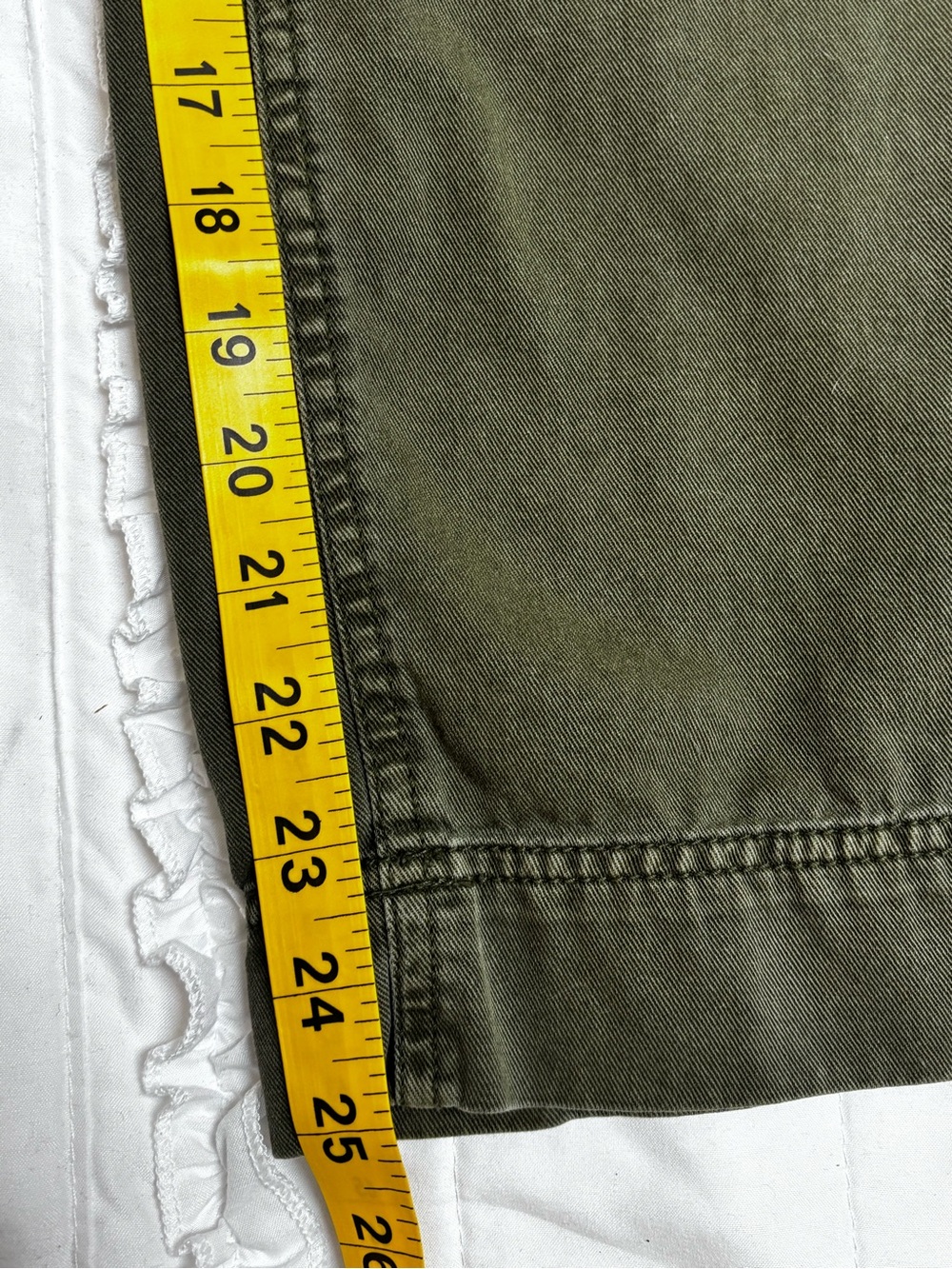 Old Navy High-Waisted Tie-Belt Cargo Straight Workwear Ankle Pants - Picture 9 of 11